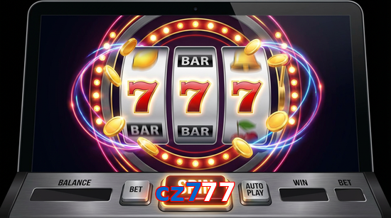 Main screen of Cz777 slots page for PK players